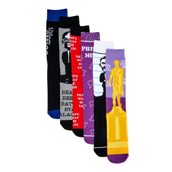 The Office 6-pack Crew Socks