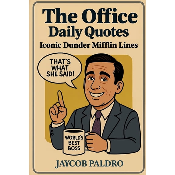 The Office Daily Quotes: Iconic Dunder Mifflin Lines (Stocking Stuffers for Fans of TV Shows - Funny Gifts for Co-Worker, (Paperback)