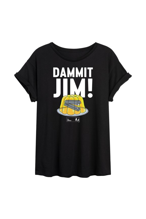 - Dammit Jim - Juniors Ideal Flowy Muscle T-Shirt