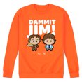 thumbnail image 1 of The Office - Dammit Jim - Men's Crew Neck Fleece Pullover, 1 of 6