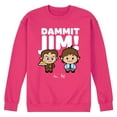 thumbnail image 1 of The Office - Dammit Jim - Men's Crew Neck Fleece Pullover, 1 of 4