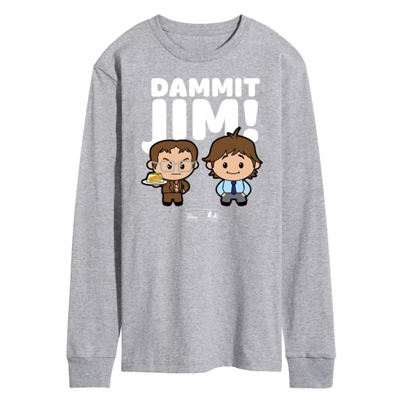 The Office - Dammit Jim - Men's Long Sleeve T-Shirt