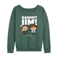 thumbnail image 1 of The Office - Dammit Jim - Women's Lightweight French Terry Long Sleeve Shirt, 1 of 5