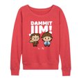 thumbnail image 1 of The Office - Dammit Jim - Women's Lightweight French Terry Pullover, 1 of 5
