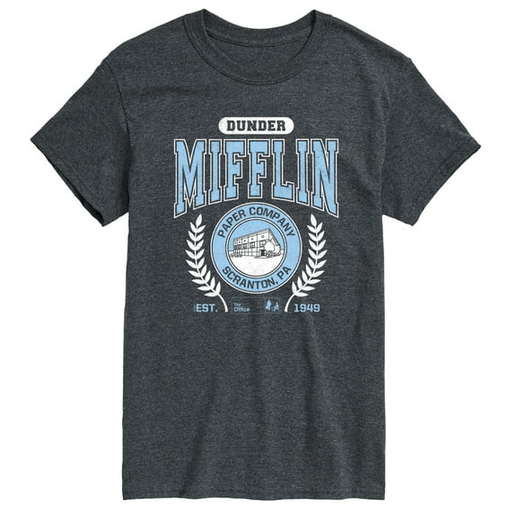 The Office - Dunder Mifflin Collegiate - Men's Short Sleeve Graphic T-Shirt