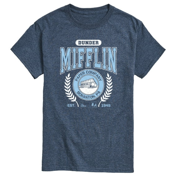 The Office - Dunder Mifflin Collegiate - Men's Short Sleeve Graphic T-Shirt