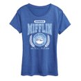 thumbnail image 1 of The Office - Dunder Mifflin Collegiate - Women's Short Sleeve Graphic T-Shirt, 1 of 5