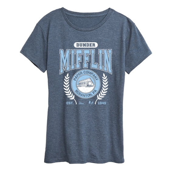 The Office - Dunder Mifflin Collegiate - Women's Short Sleeve Graphic T-Shirt