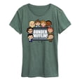 thumbnail image 1 of The Office - Dunder Mifflin Cute Characters - Women's Short Sleeve Graphic T-Shirt, 1 of 6