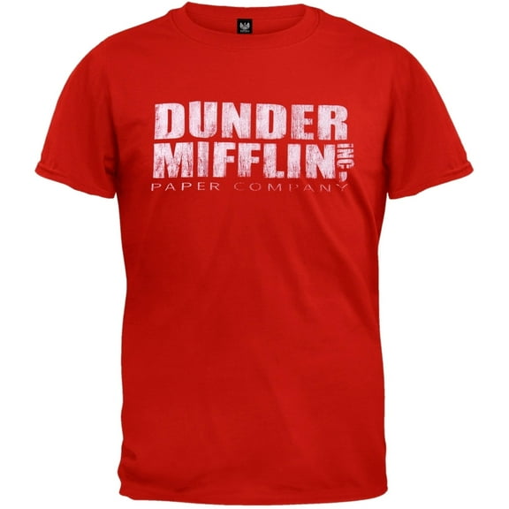 The Office - Dunder Mifflin Red T-Shirt