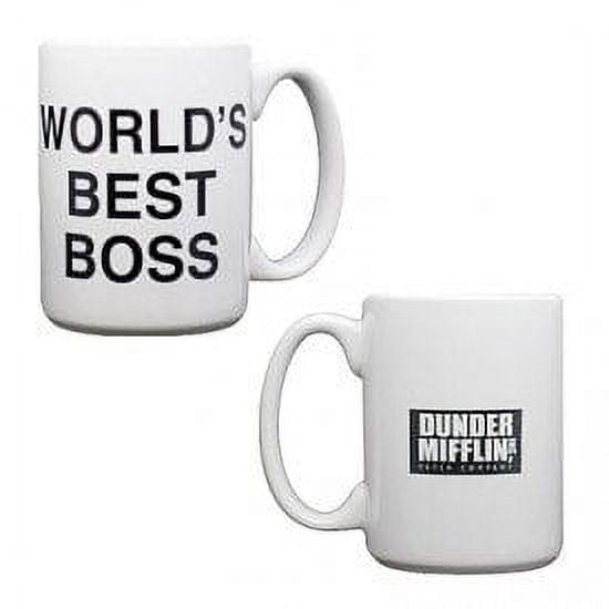 Coffee Mug World's Best Boss Mug Dunder Mifflin Ceramic Mug - Temu