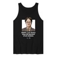 thumbnail image 1 of The Office - Dwight Fact Faster Than 80 Percent All Snakes - Men's Jersey Tank Top, 1 of 5