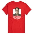 thumbnail image 1 of The Office - Dwight Fact Faster Than 80 Percent All Snakes - Men's Short Sleeve Graphic T-Shirt, 1 of 4