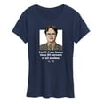 thumbnail image 1 of The Office - Dwight Fact Faster Than 80 Percent All Snakes - Women's Short Sleeve Graphic T-Shirt, 1 of 5