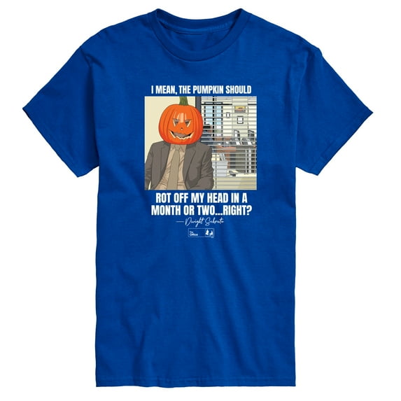 The Office - Dwight Pumpkin Head - Men's Short Sleeve Graphic T-Shirt