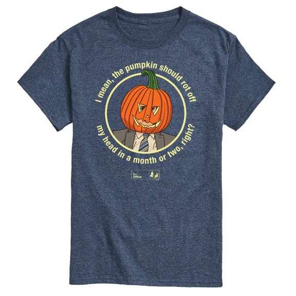 The Office - Dwight Pumpkin Head - Men's Short Sleeve Graphic T-Shirt