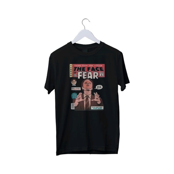 The Office Dwight Schrute Face Graphic T-Shirt Mens Unisex S M L XL 2 3 4 XL