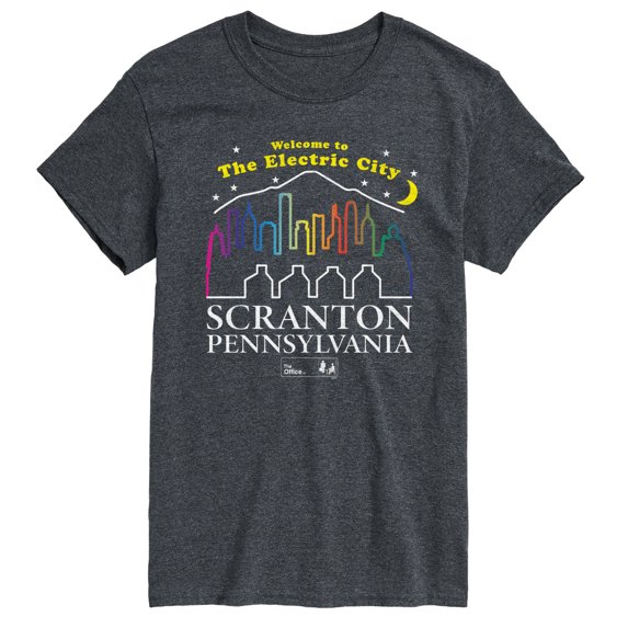 The Office - Electric City Scranton - Men's Short Sleeve Graphic T-Shirt
