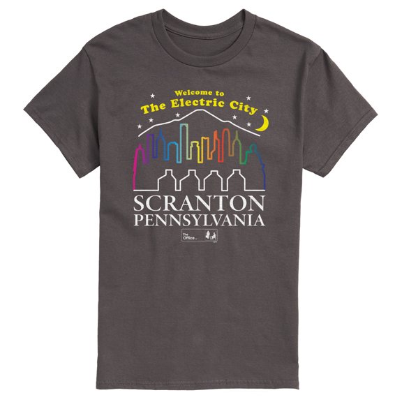 The Office - Electric City Scranton - Men's Short Sleeve Graphic T-Shirt