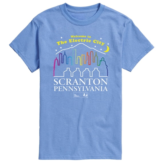 The Office - Electric City Scranton - Men's Short Sleeve Graphic T-Shirt