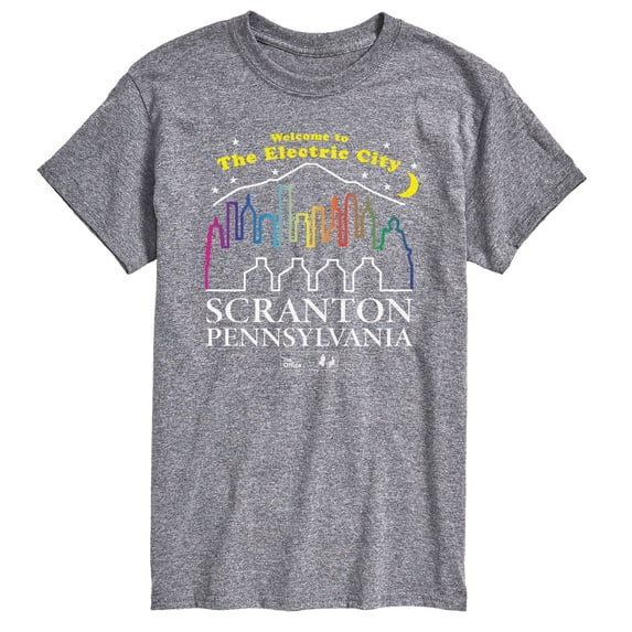 The Office - Electric City Scranton - Men's Short Sleeve Graphic T-Shirt