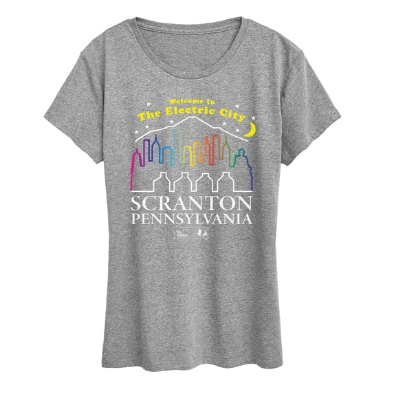 The Office - Electric City Scranton - Women's Short Sleeve Graphic T-Shirt