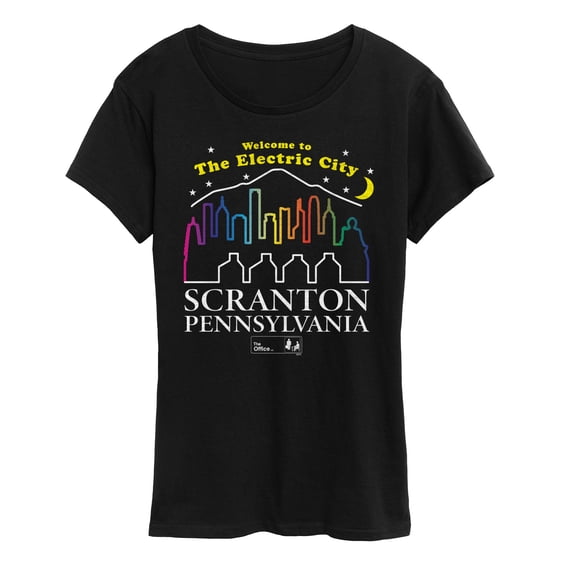 The Office - Electric City Scranton - Women's Short Sleeve Graphic T-Shirt