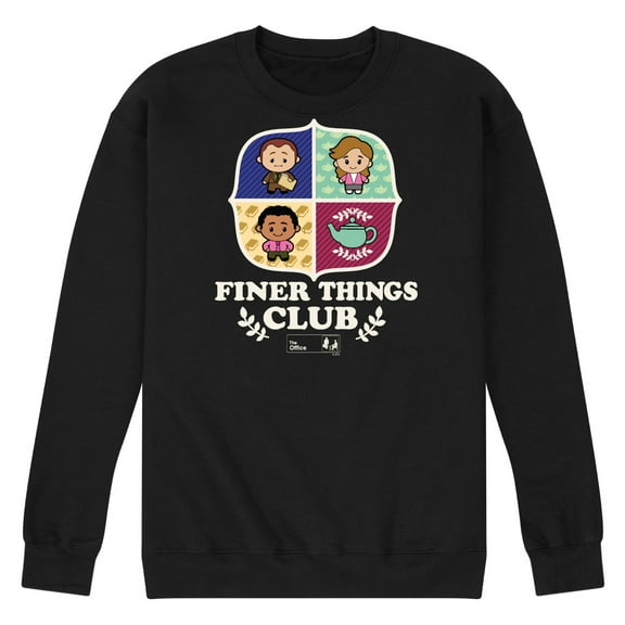 The Office - Finer Things - Men's Crew Neck Fleece Pullover