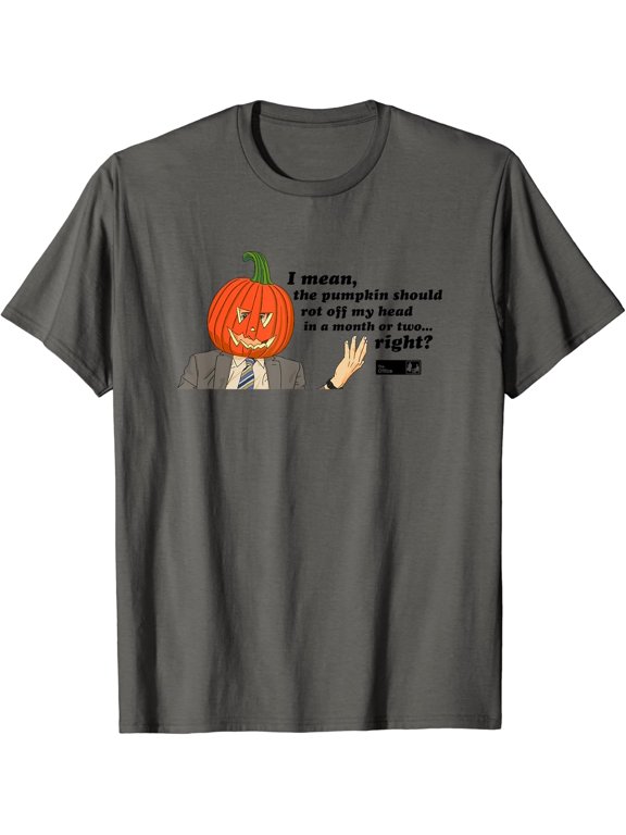 The Office Halloween Dwight Schrute Pumpkin Head Celebration T-Shirt, Size S-5XL