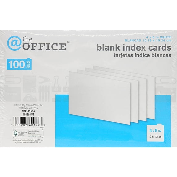 @ The Office Index Card 4x6 Blank