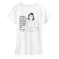 thumbnail image 1 of The Office - Kelly Tune Myself Out - Women's Short Sleeve Graphic T-Shirt, 1 of 5