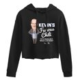 thumbnail image 1 of The Office - Kevin Chili What I Do Best - Juniors Cropped Pullover Hoodie, 1 of 5