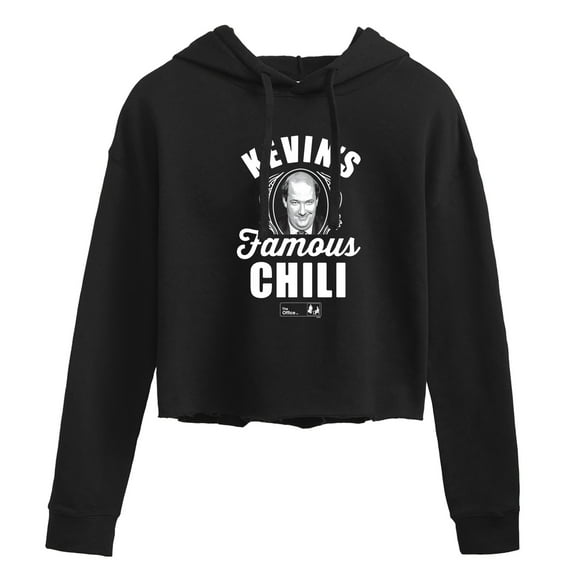 The Office - Kevins Famous Chili - Juniors Cropped Pullover Hoodie
