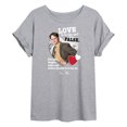 thumbnail image 1 of The Office - Love Is In The Air - Juniors Ideal Flowy Muscle T-Shirt, 1 of 5