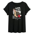 thumbnail image 1 of The Office - Love Is In The Air - Juniors Ideal Flowy Muscle T-Shirt, 1 of 5