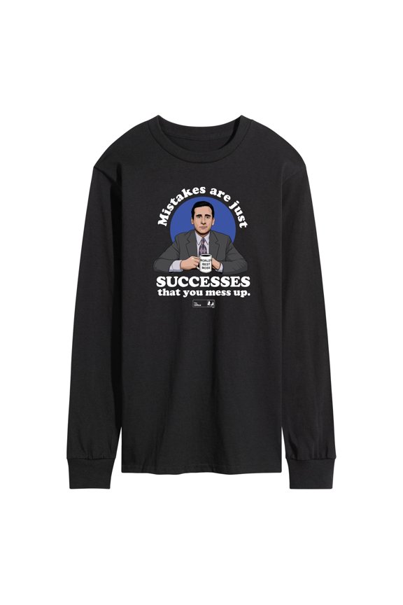 - Michael Mistakes Are Successes You Mess Up - Men's Long Sleeve T-Shirt