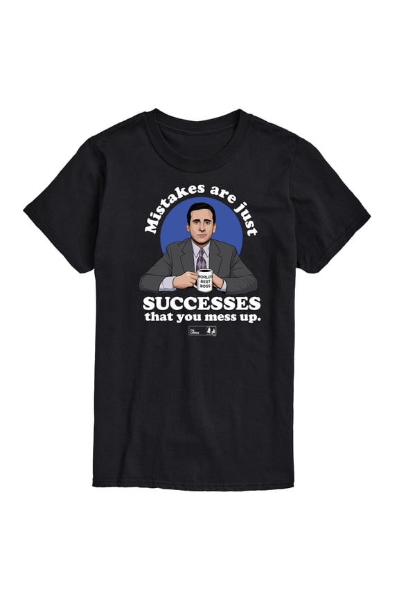 - Michael Mistakes Are Successes You Mess Up - Men's Short Sleeve Graphic T-Shirt