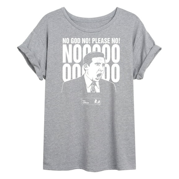 The Office - No God Please No - Juniors Ideal Flowy Muscle T-Shirt