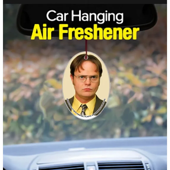 The Office Official Dwight Schrute Promo Car Air Freshener Promo Limited Edition RARE Out of production