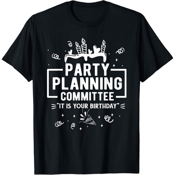 The Office Party Planning Funny Quote CommitteeT-ShirtMen and women, White Black T-shirt, size: Extra large S-4XL