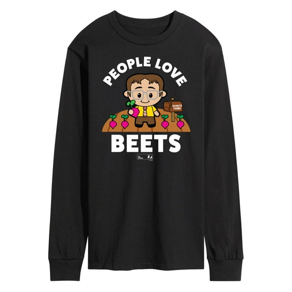 The Office - People Love Beets - Men's Long Sleeve T-Shirt