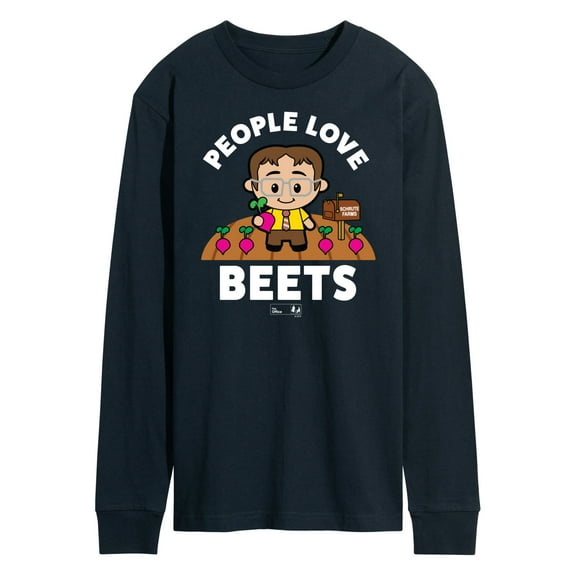 The Office - People Love Beets - Men's Long Sleeve T-Shirt