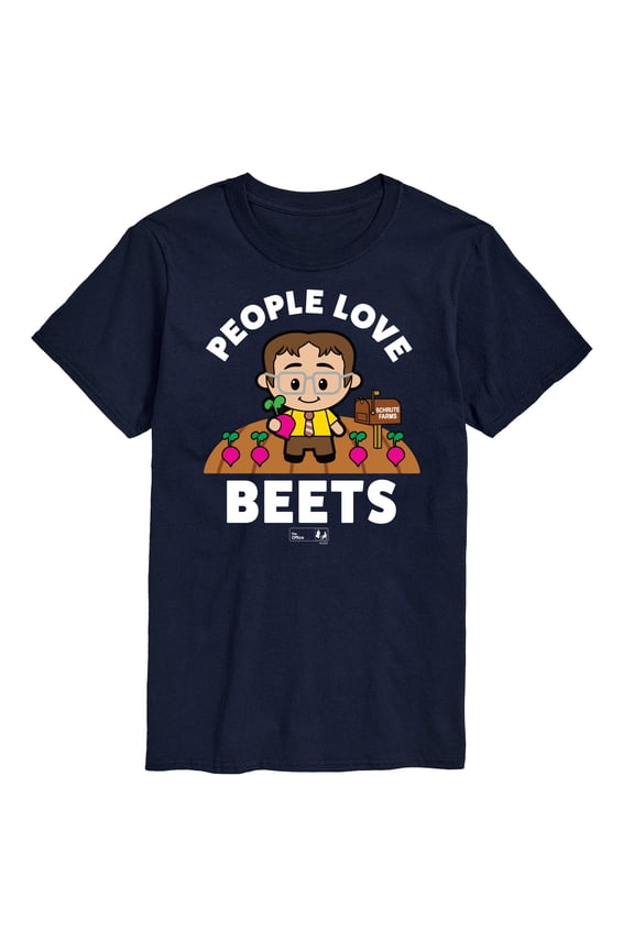 - People Love Beets - Men's Short Sleeve Graphic T-Shirt