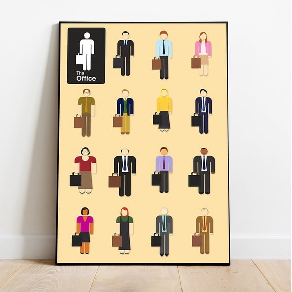 The Office Poster, Comedy Series Wall Art, Unframed Paper Poster 8x10in
