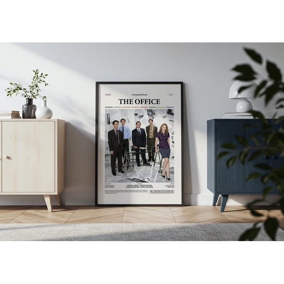 The Office Poster, Michael Scott Retro Wall Art, Unframed Paper Poster 8x10in
