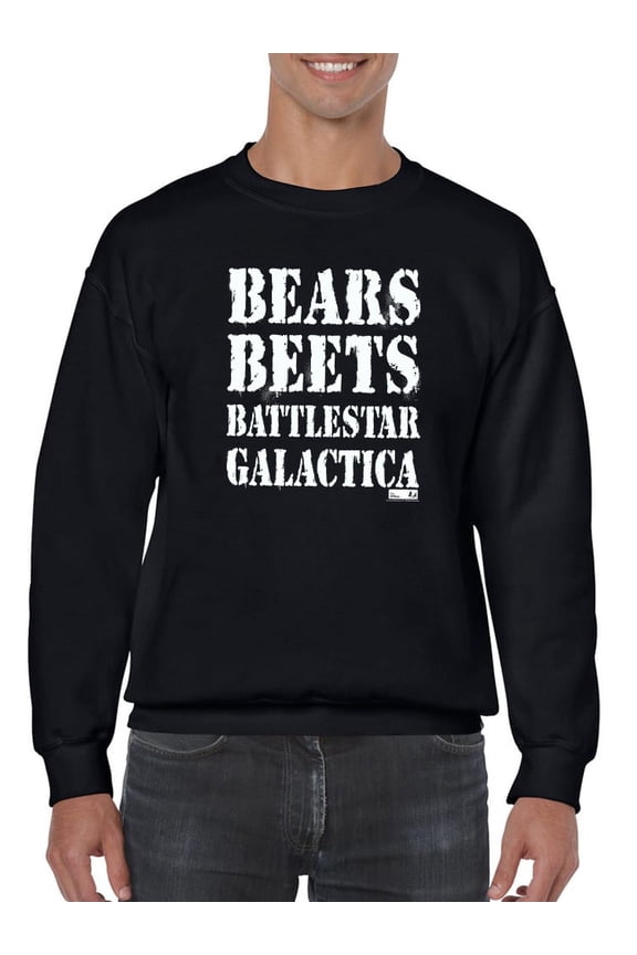 Quote Sweatshirt Men, Male Large