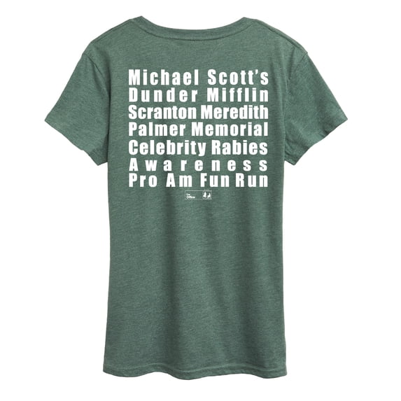 The Office - Rabies Fun Run - Women's Short Sleeve Graphic T-Shirt