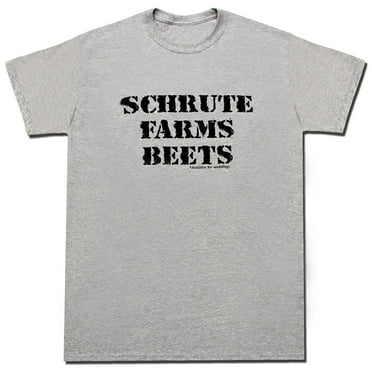 The Office Schrute Farm Beets Gray T-Shirt