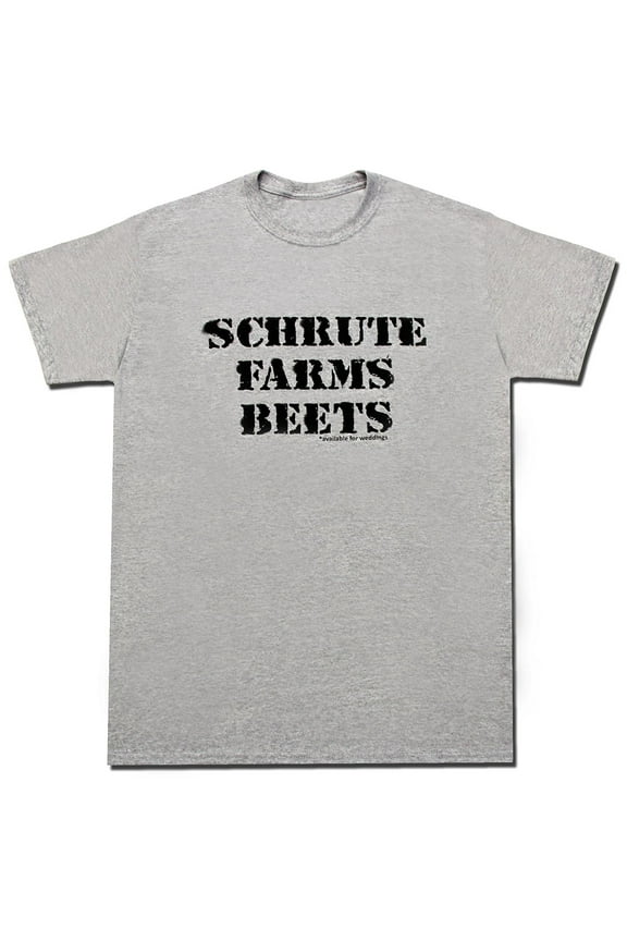 The Office Schrute Farm Beets Gray T-Shirt
