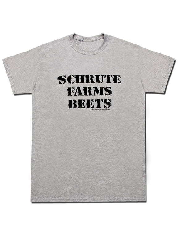 The Office Schrute Farm Beets Gray T-Shirt